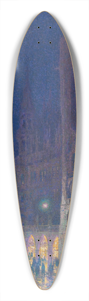 Charles Johann Palmi - Mnchen, Marienplatz 39.3 inch art pintail longboard deck