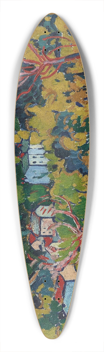 Charles Manger - Bougival 39.3 inch art pintail longboard deck