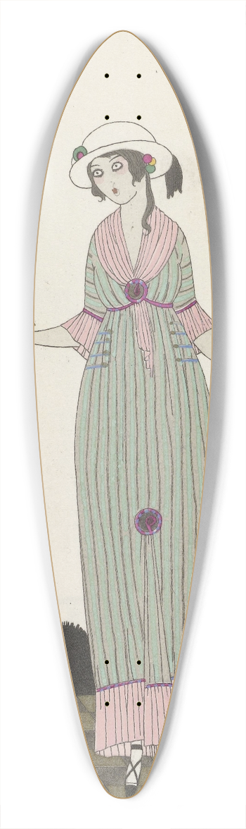 Charles Martin - Robe de linon 39.3 inch art pintail longboard deck