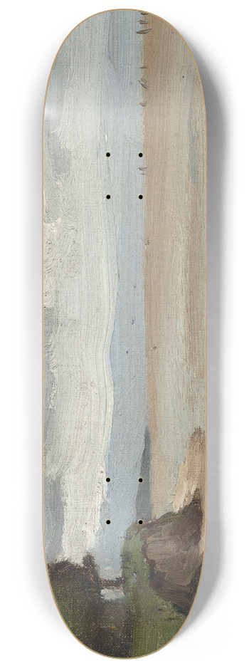 Jean-Baptiste-Camille Corot - Beach near Etretat 8.25 inch art skate deck