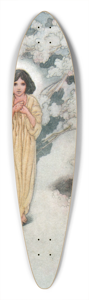Charles Robinson - The Little Boy He Had Loved 39.3 inch art pintail longboard deck