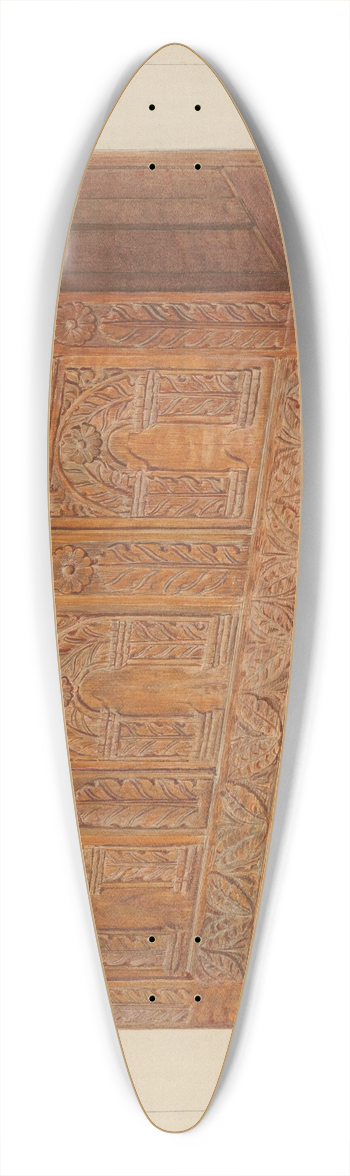 Charles Squires - Chest 39.3 inch art pintail longboard deck