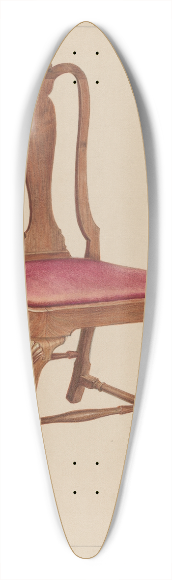 Charles Squires - Side Chair 39.3 inch art pintail longboard deck