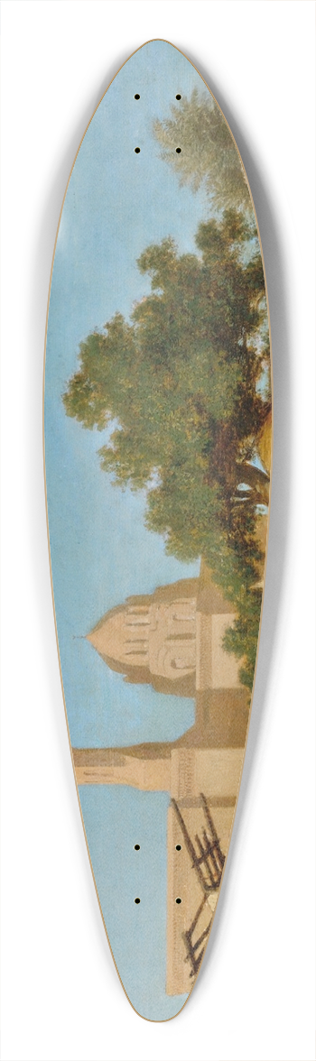 Charles Thodore Frre - La Mosque Du Sultan Hassan, Caire 39.3 inch art pintail longboard deck