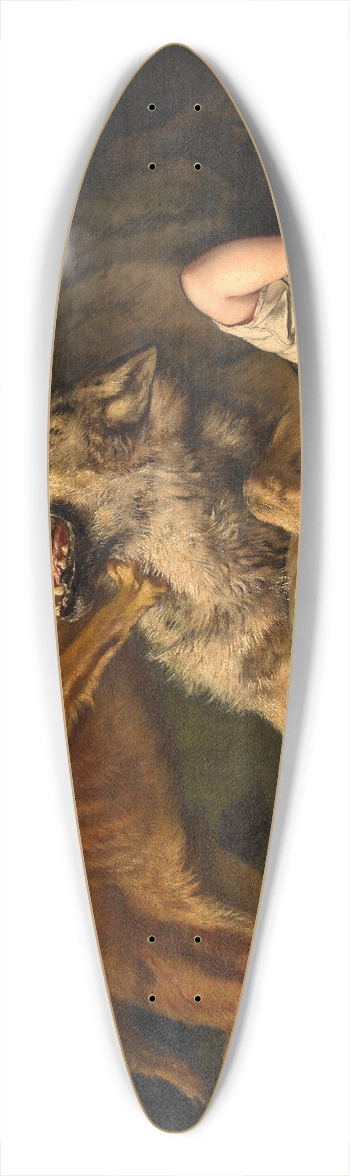 Charles Verlat - Help in Time 39.3 inch art pintail longboard deck