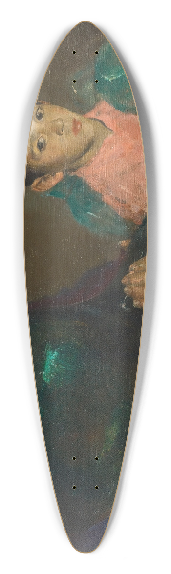 Charles Webster Hawthorne - Refining Oil 39.3 inch art pintail longboard deck