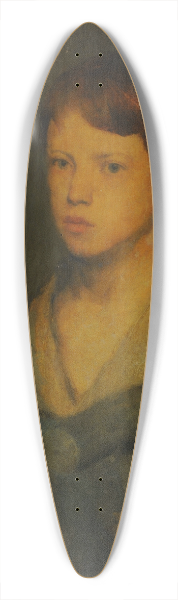 Charles Webster Hawthorne - The Apprentice 39.3 inch art pintail longboard deck