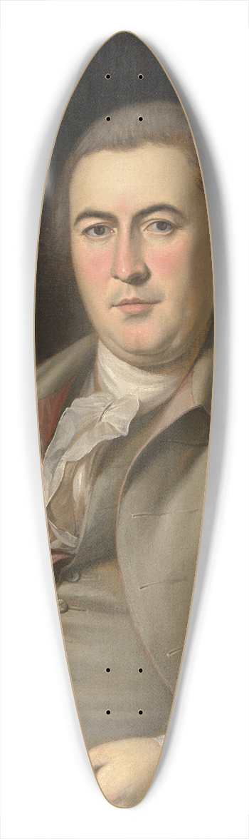 Charles Willson Peale - Benjamin Harrison, Sr. 39.3 inch art pintail longboard deck
