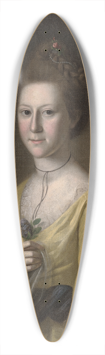 Charles Willson Peale - Sophia Gough Carroll 39.3 inch art pintail longboard deck