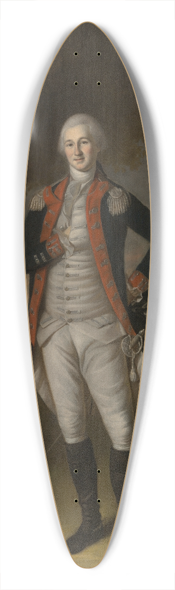 Charles Willson Peale - Walter Stewart 39.3 inch art pintail longboard deck
