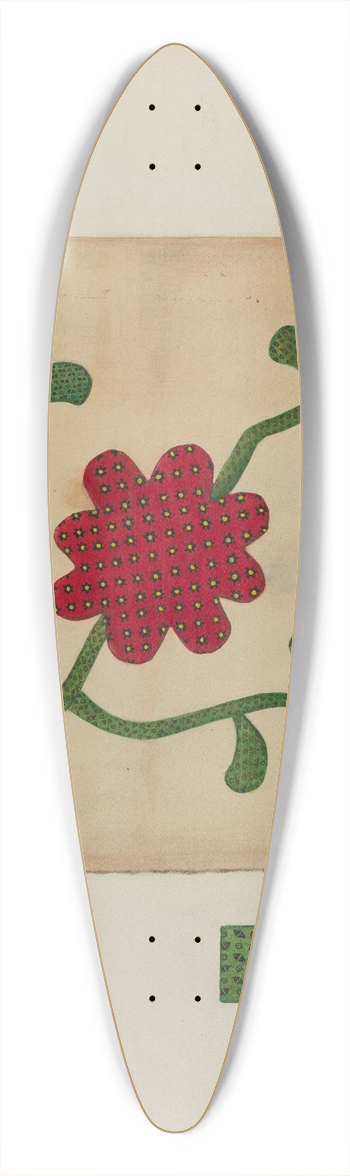 Charlotte Angus - Quilt Block 39.3 inch art pintail longboard deck