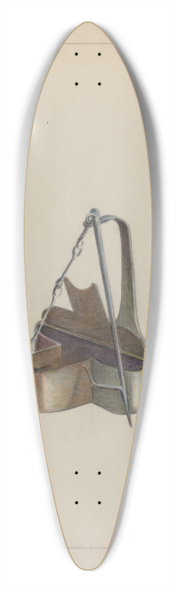 Charlotte Winter - Lamp 39.3 inch art pintail longboard deck