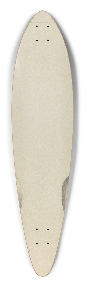 Charlotte Winter - Silver Spoon 39.3 inch art pintail longboard deck