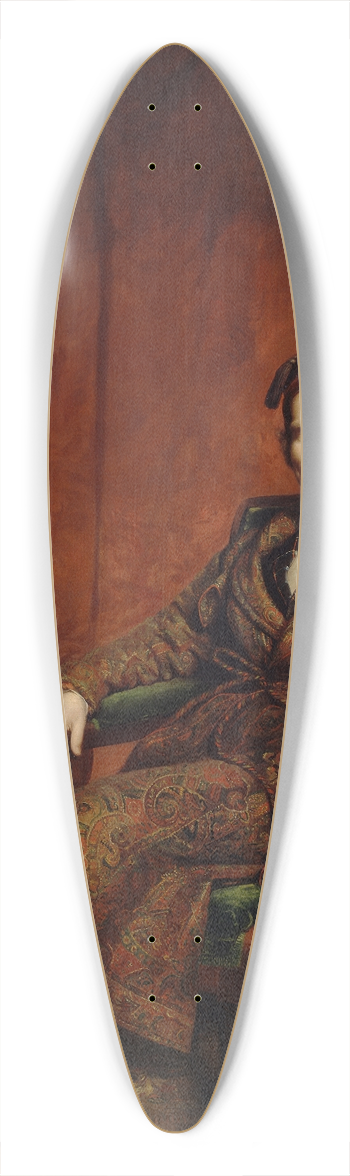 Chester Harding - Amos Lawrence 39.3 inch art pintail longboard deck