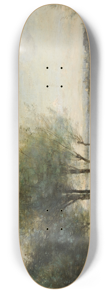 Jean-Baptiste-Camille Corot - Le Marais 8.25 inch art skate deck