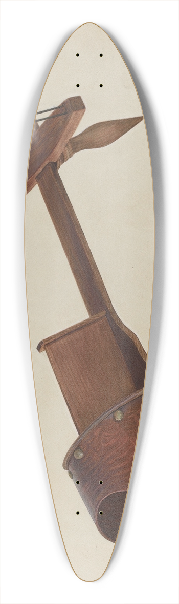 Chris Makrenos - Parlor Stereoscope 39.3 inch art pintail longboard deck