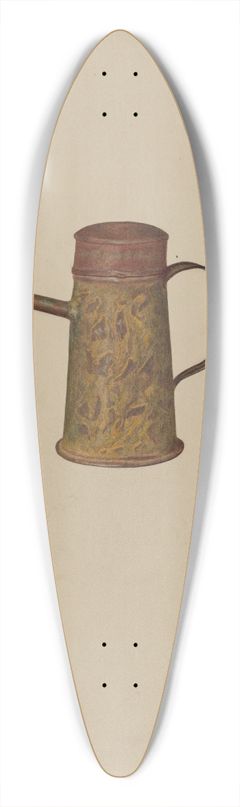 Christabel Scrymser - Nursing Bottle 39.3 inch art pintail longboard deck