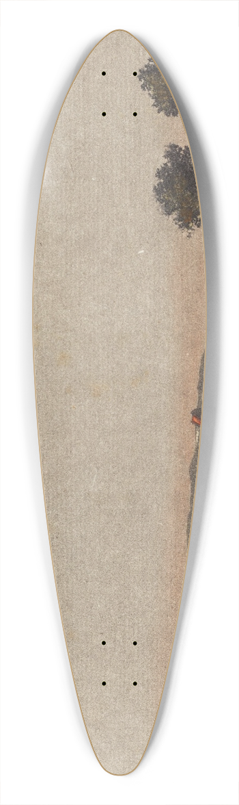 Christian Heinrich Grosch - Hobro 39.3 inch art pintail longboard deck
