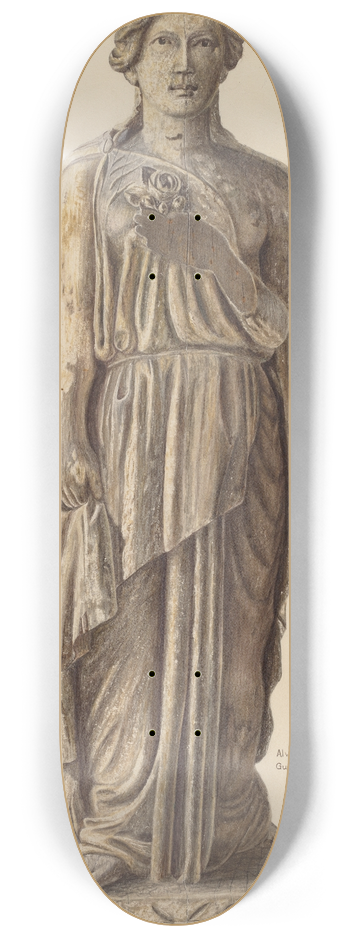 Alvin M. Gully - Circus Wagon Figure 8.25 inch art skate deck