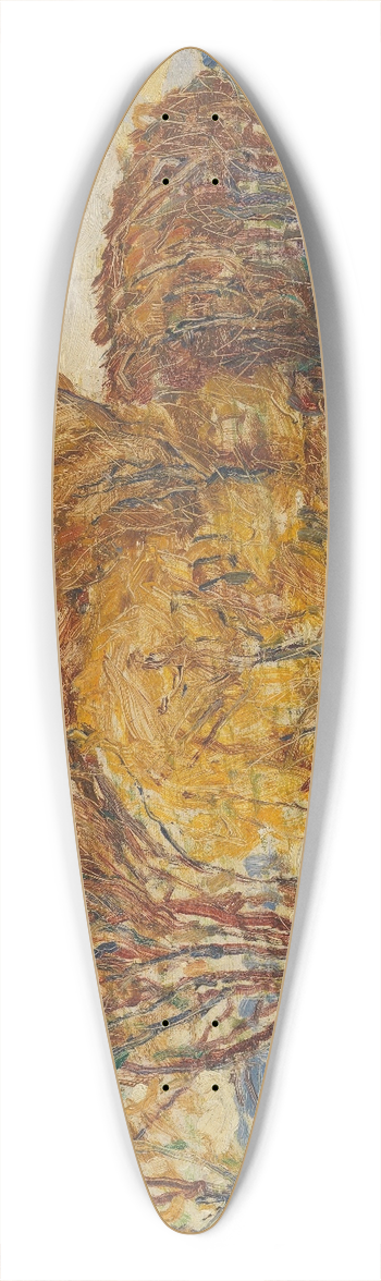 Christian Rohlfs - Herbstlandschaft 39.3 inch art pintail longboard deck