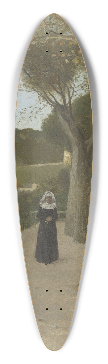 Christian Skredsvig - View from Rome 39.3 inch art pintail longboard deck