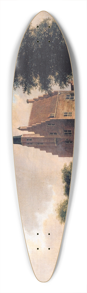 Christian Zepp - Huis Oudaen, Near Breukelen 39.3 inch art pintail longboard deck