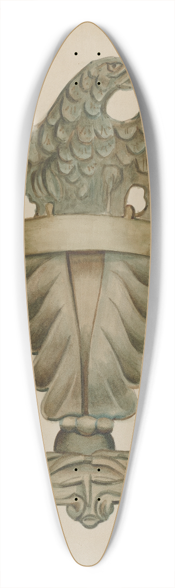Christopher Hobbs - Door Knocker 39.3 inch art pintail longboard deck