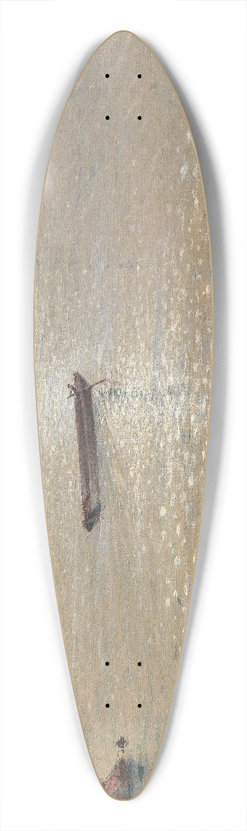 Christopher Richard Wynne Nevinson - A Thames Landscape 39.3 inch art pintail longboard deck