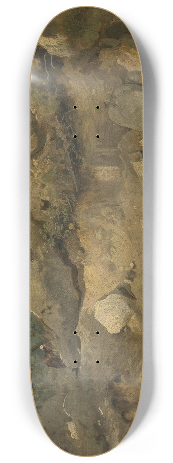 Jean-Baptiste-Camille Corot - The Quarry of Chaise-Marie at Fontainebleau 8.25 inch art skate deck