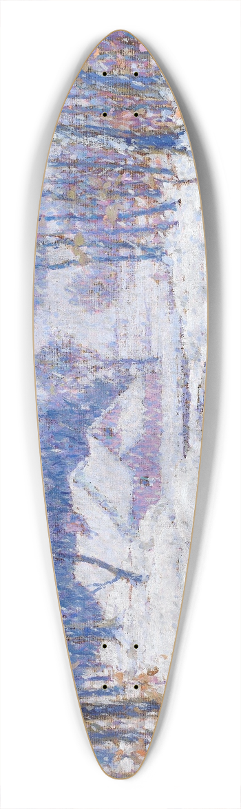 C. Jac Young - Winter Magic 39.3 inch art pintail longboard deck