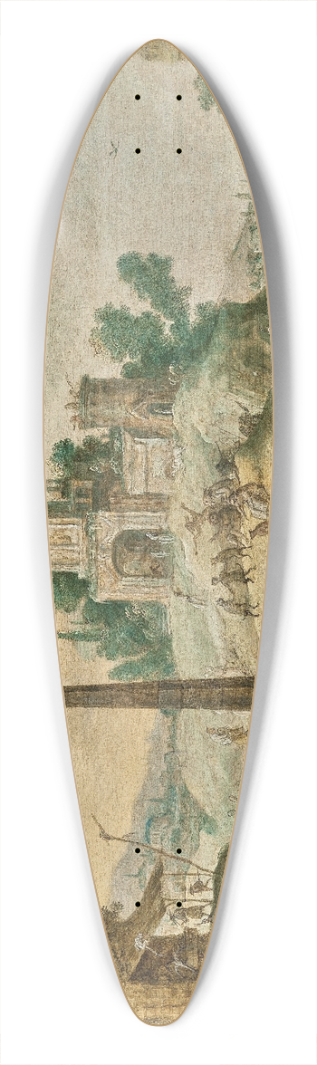 Claes Jacobsz. van der Heck - A Witches Sabbath 39.3 inch art pintail longboard deck