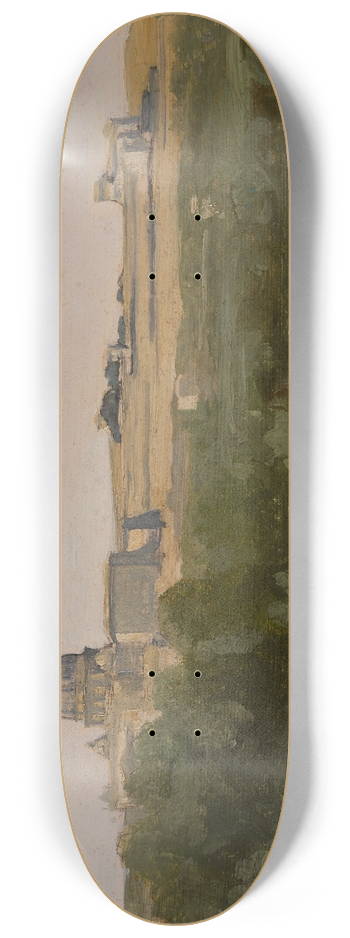 Jean-Baptiste-Camille Corot - View of Rome from Monte Pincio 8.25 inch art skate deck