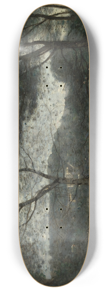Jean-Baptiste-Camille Corot - Ville-dAvray 8.25 inch art skate deck