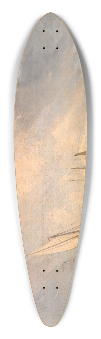 Clarkson Stanfield - Bligh Sands, Sheerness 39.3 inch art pintail longboard deck