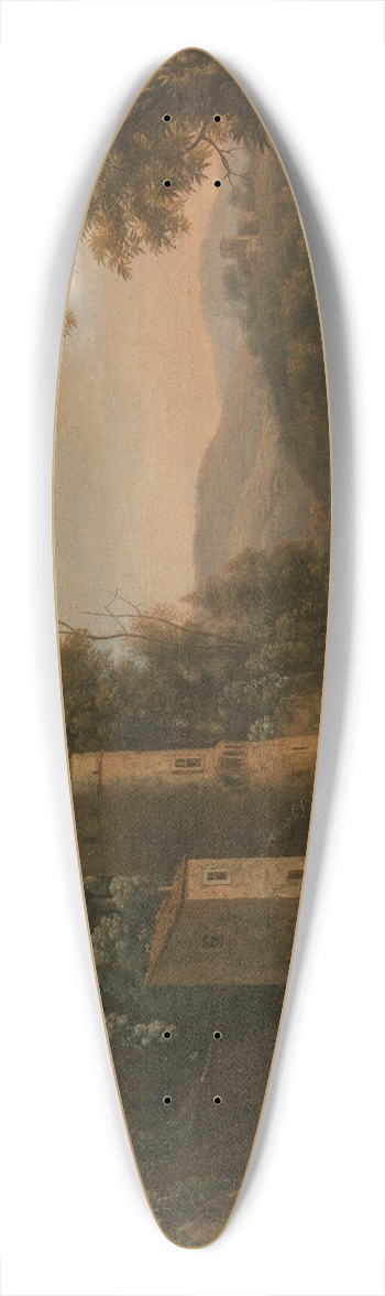 Claude Lorrain - Landschaft mit Hirten (Der Tanz am Ufer) 39.3 inch art pintail longboard deck