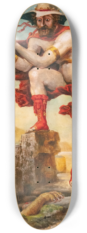 Jean-Baptiste Cariven - Oedipus and the Sphinx 8.25 inch art skate deck