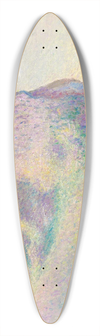 Claude Monet - La Pointe du Petit Ailly 39.3 inch art pintail longboard deck