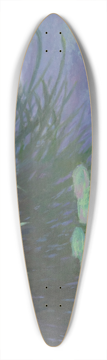 Claude Monet - Nymphas Avec Reflets De Hautes Herbes 39.3 inch art pintail longboard deck