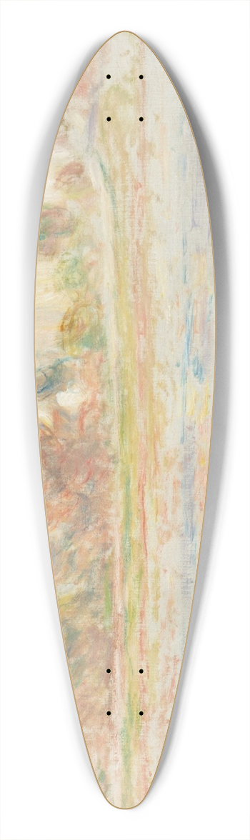 Claude Monet - Vtheuil 39.3 inch art pintail longboard deck