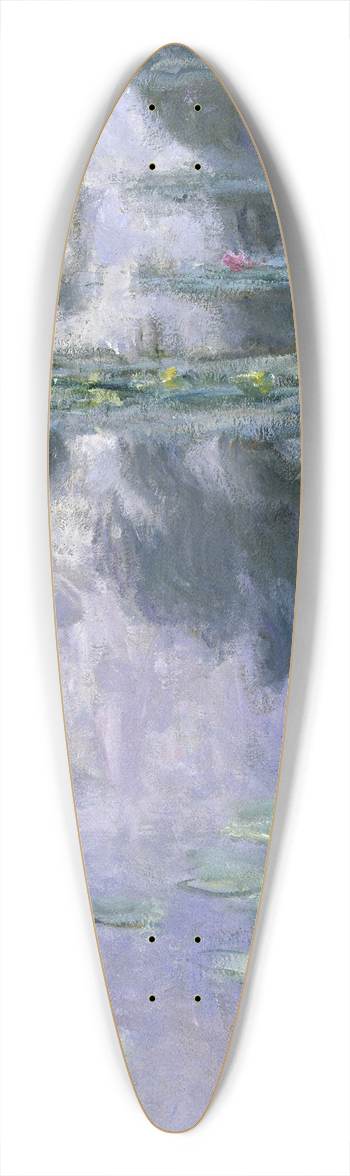 Claude Monet - Water Lilies (Nymphas) 39.3 inch art pintail longboard deck