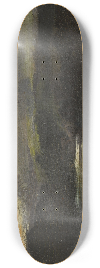 Jean-Baptiste Carpeaux - Effet de ciel sur une rivire 8.25 inch art skate deck