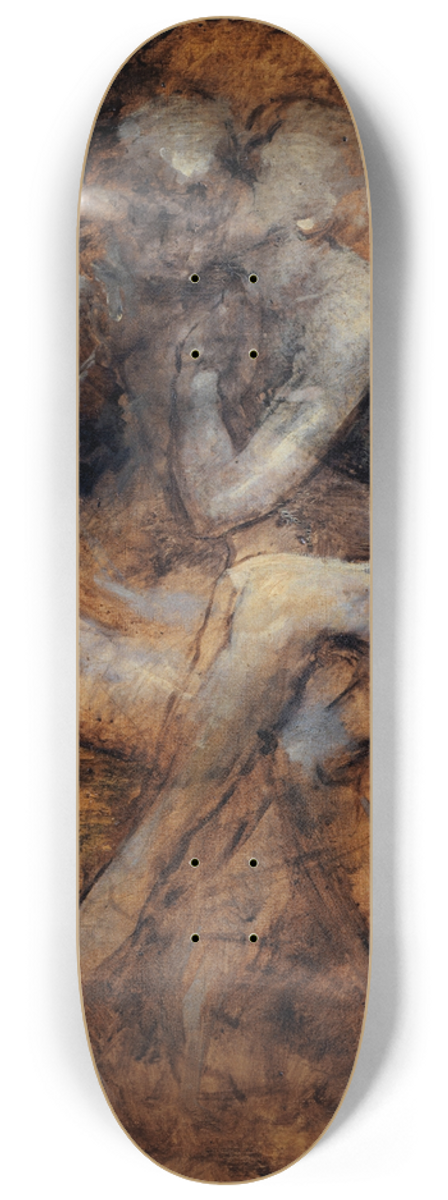 Jean-Baptiste Carpeaux - La confidence 8.25 inch art skate deck
