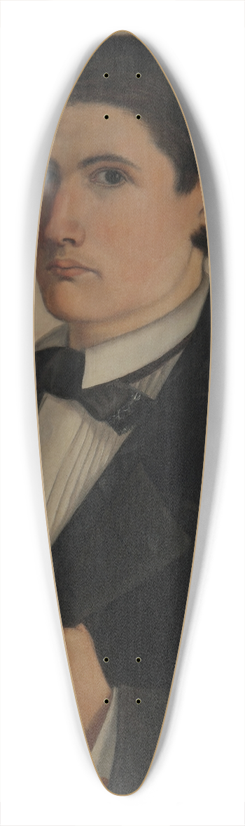 Cndido Lopez - Autorretrato 39.3 inch art pintail longboard deck