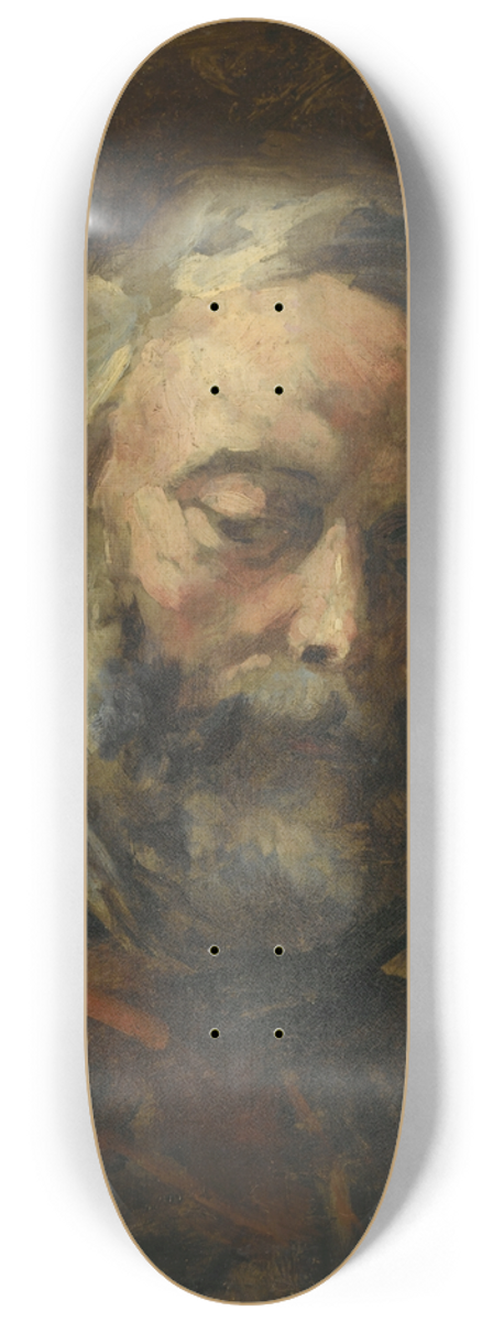 Jean-Baptiste Carpeaux - Portrait of Bruno Chrier 8.25 inch art skate deck