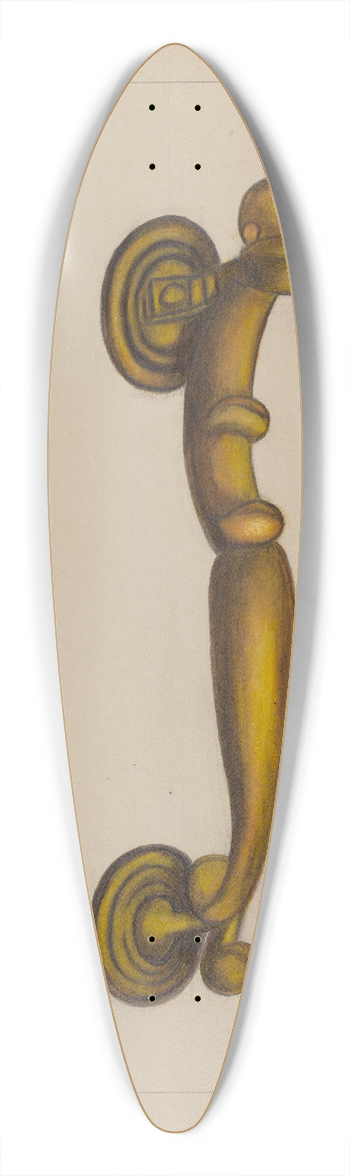 Columbus Simpson - Door Knocker 39.3 inch art pintail longboard deck