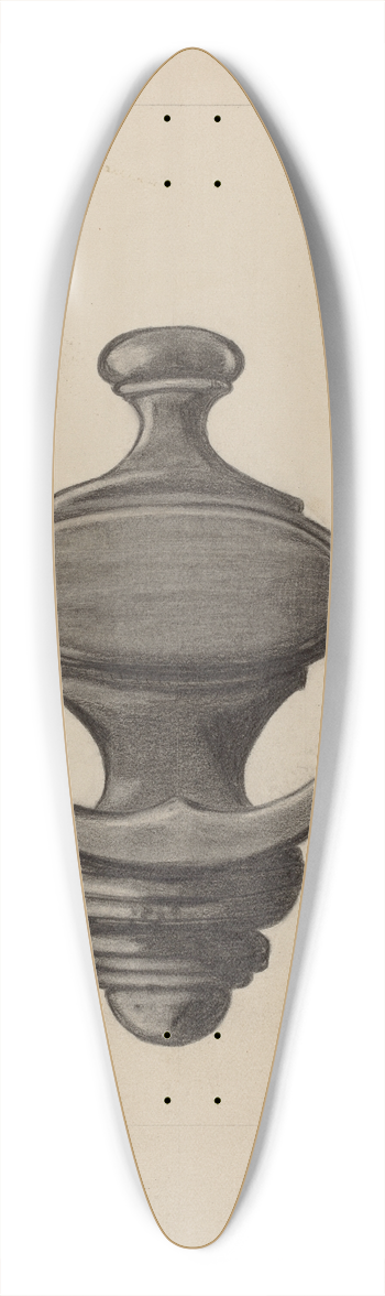 Columbus Simpson - Door Knocker 39.3 inch art pintail longboard deck