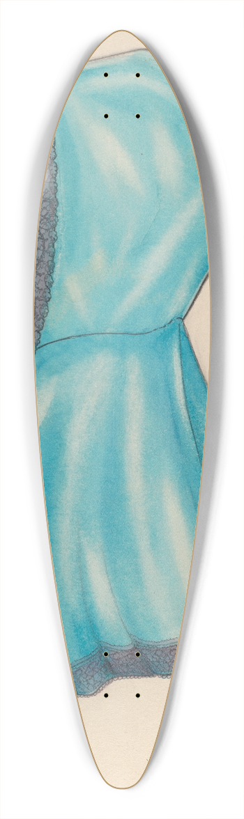 Columbus Simpson - Opera Hood 39.3 inch art pintail longboard deck
