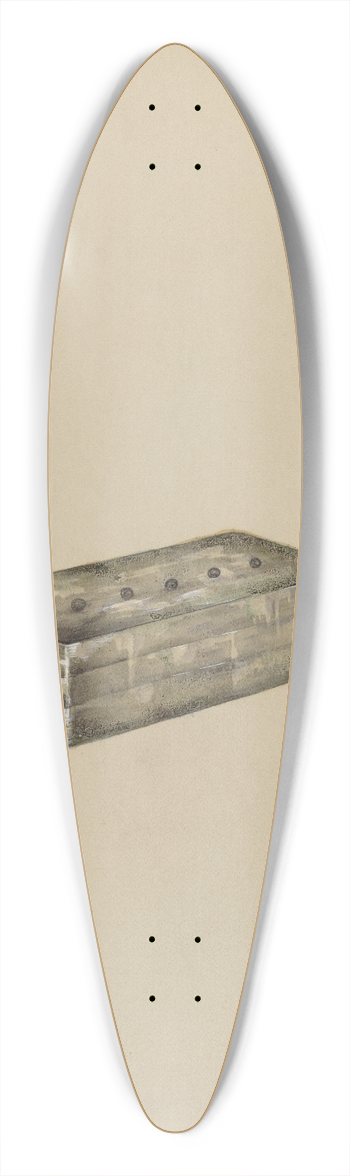 Columbus Simpson - Silver Snuff Box 39.3 inch art pintail longboard deck