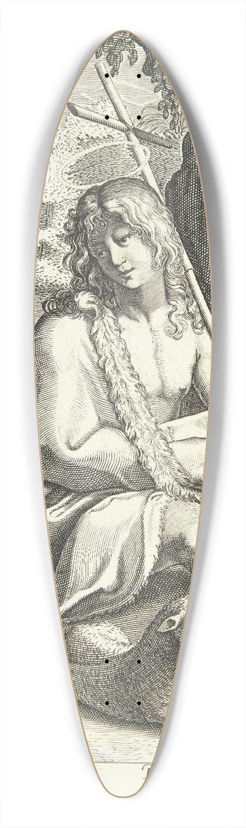 Conrad Goltzius - Johannes Dberen i rkenen 39.3 inch art pintail longboard deck