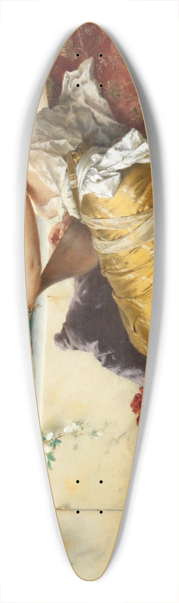 Conrad Kiesel - The Mandolin Player 39.3 inch art pintail longboard deck